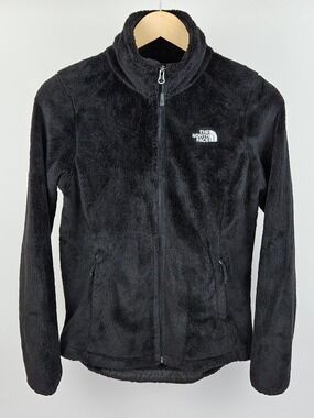 The North Face Osito Fleece Jacket XS Black Cozy Full Zip Soft